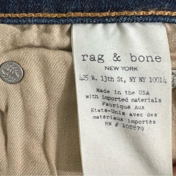 rag & bone 10 inch Capri Jeans Size 28 - Picture 6 of 9